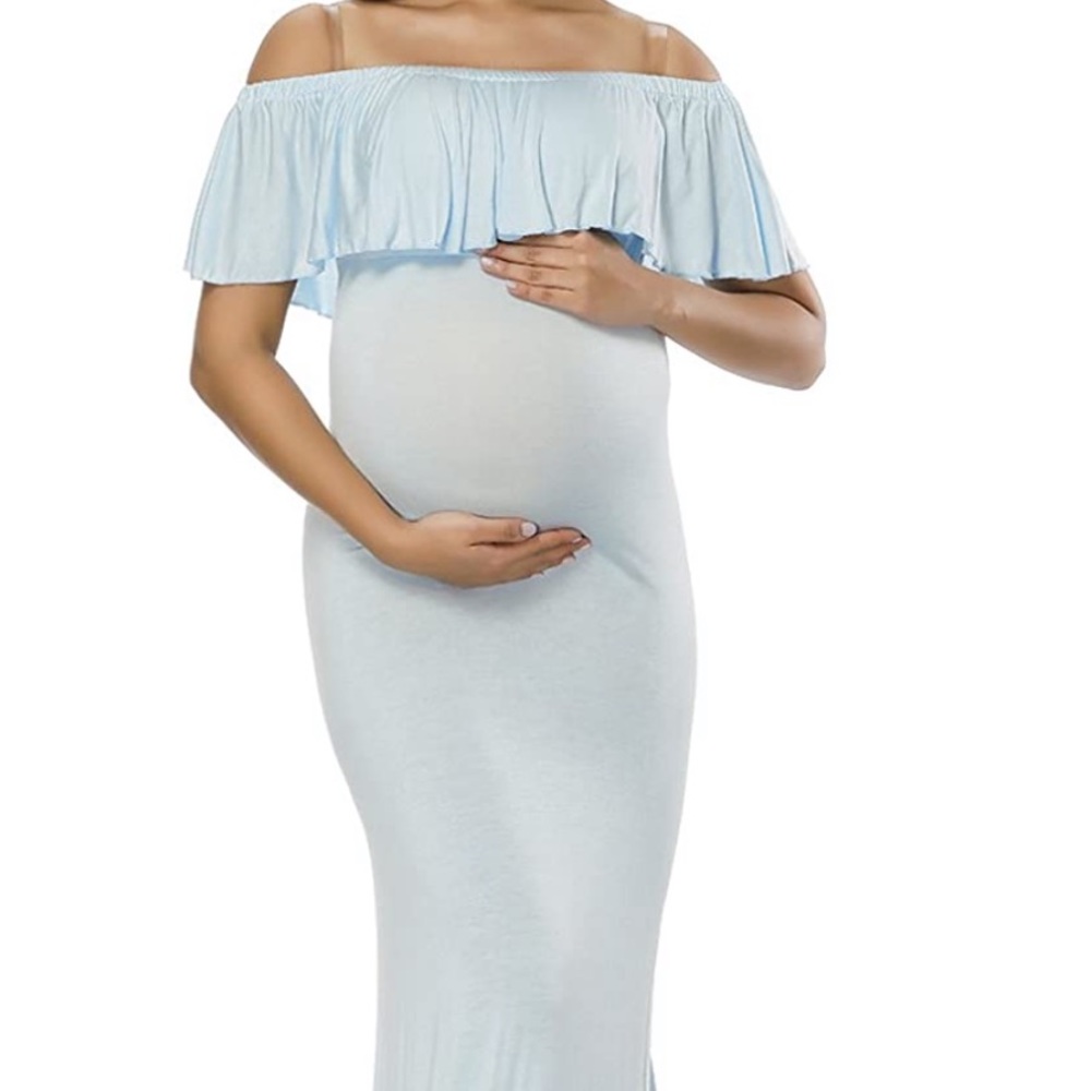 Maternity maxi dress